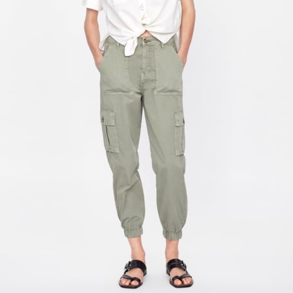 Zara utility cargo joggers 0